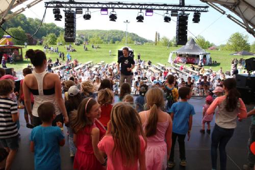 Zum Hofwiesenparkfest Gera 2018 auf der Bühne